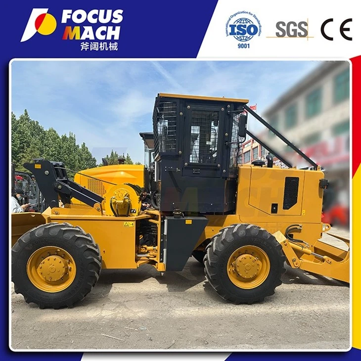 3 Ton Wheeled Skidder / Log Skidding Machine For Forestry factory